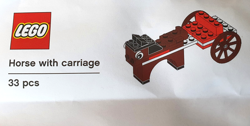 LEGO HORSECARRIAGE LEGO Brand Store Exclusive Build - Horse with carriage