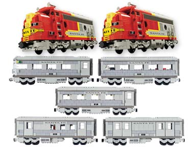 LEGO K10022 Santa Fe Train Kit
