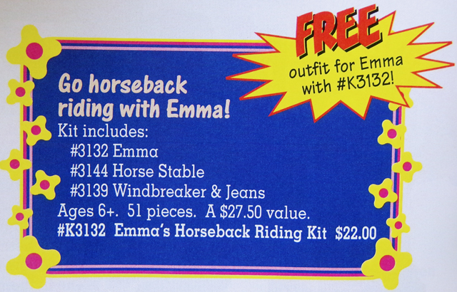LEGO K3132 Emma's Horseback Riding Kit