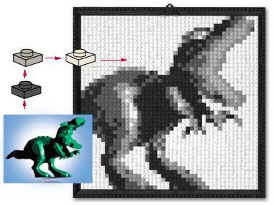 LEGO k34432 Mosaic Dino