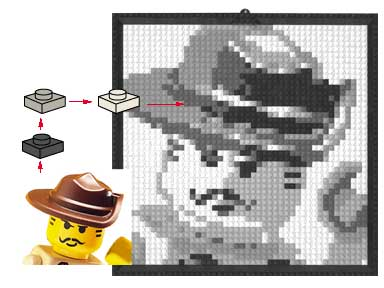 LEGO k34433 Mosaic Johnny Thunder