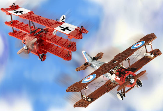 LEGO K3451 Famous Planes Kit