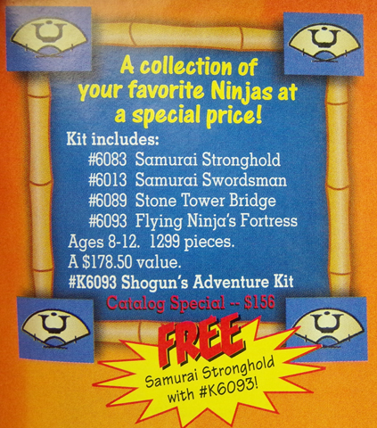 LEGO K6093 Shogun's Adventure Kit