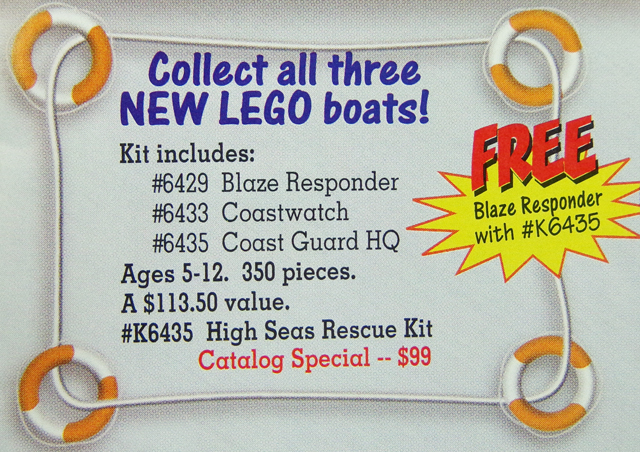 LEGO K6435 High Seas Rescue Kit