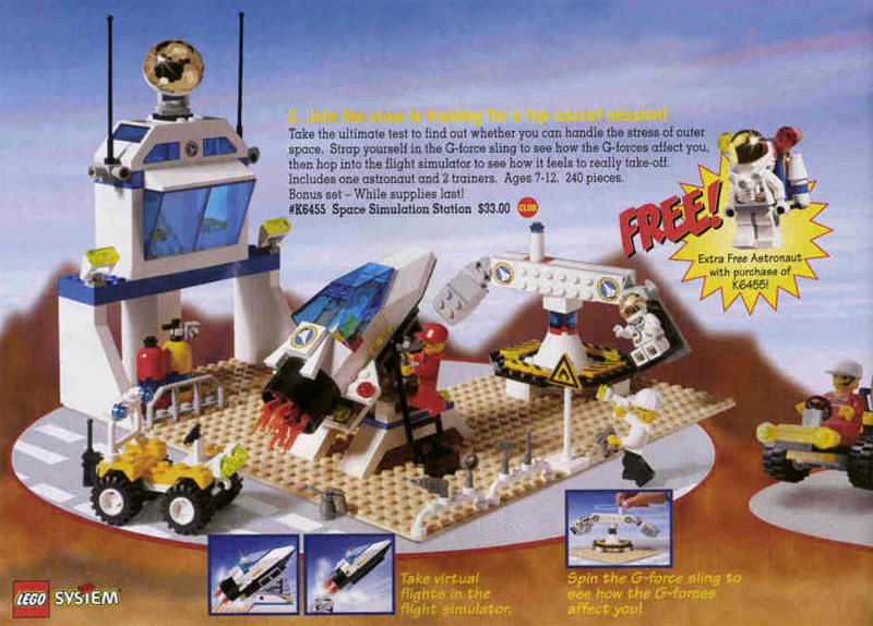 LEGO K6455 Space Simulation Station with Bonus Set