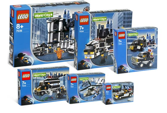 LEGO K7035 World City Police Kit