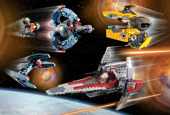 LEGO K7283 V-wing Space Battle Collection