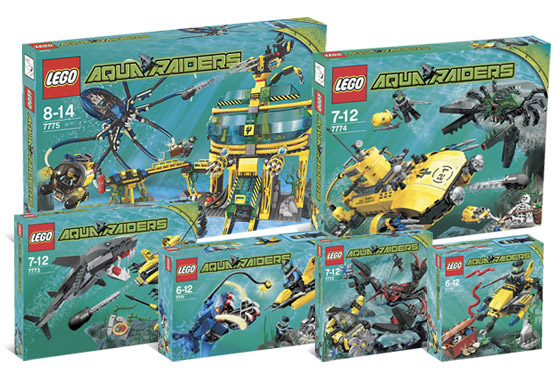 LEGO K7775 Complete Aqua Raiders Collection