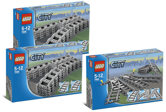 LEGO K7895 Oval Track for RC Trains
