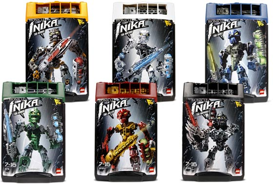 LEGO K8727 Toa Inika Collection (8727, 8728, 8729, 8730, 8731, 8732)