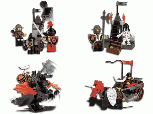 LEGO kkchrome Knight's Kingdom Chrome Series (complete set)