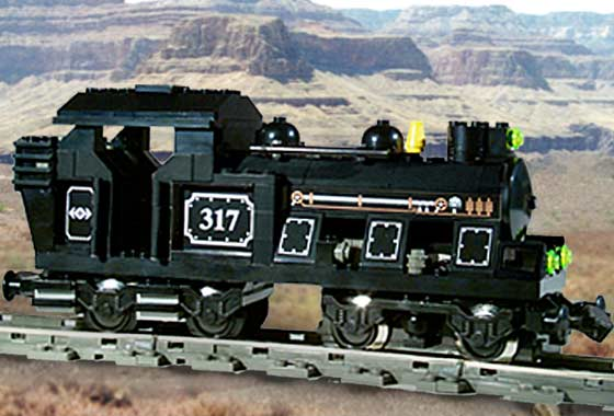 LEGO KT105 Large Train Engine Black
