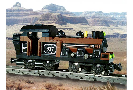LEGO KT106 Large Train Engine Brown