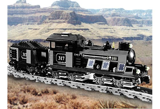 LEGO KT207 Large Train Engine with Tender Gray