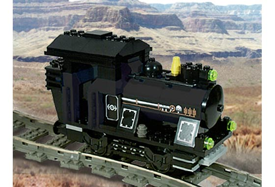 LEGO KT305 Small Train Engine Black