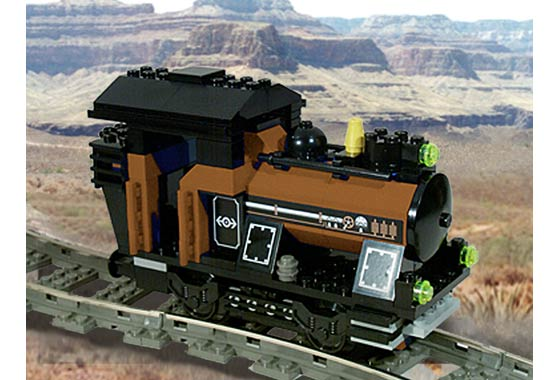 LEGO KT306 Small Train Engine Brown