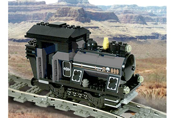 LEGO KT307 Small Train Engine Gray