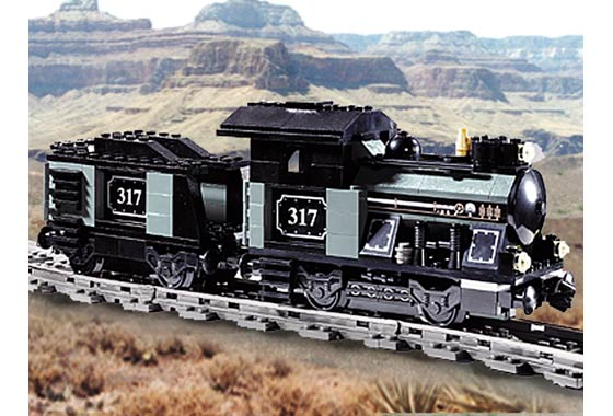 LEGO KT407 Small Train Engine with Tender Gray