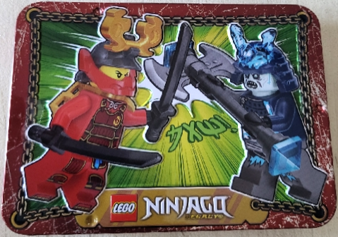 LEGO L0002215 Samurai X vs. Grimfax metal box