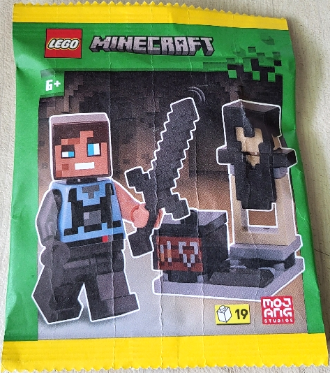 LEGO L0002250 Blacksmith with Netherite Armor and Smithing Table paper bag