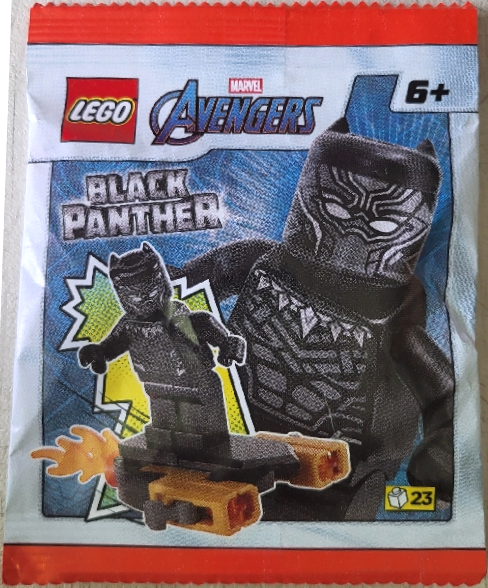 LEGO L0002276 Black Panther with Hoverboard paper bag