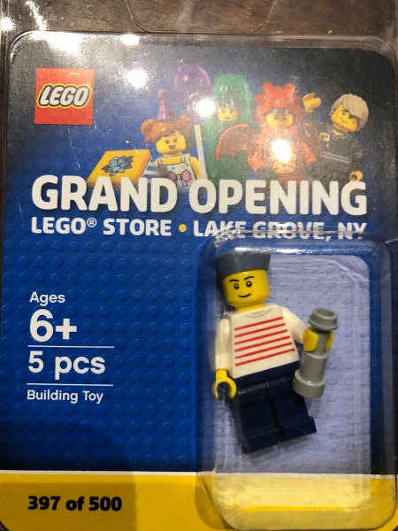 LEGO LakeGrove LEGO Store Grand Opening Exclusive Set, Lake Grove, NY blister pack