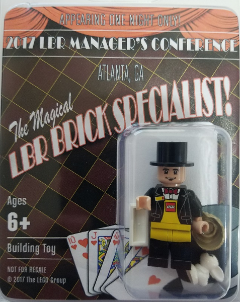 LEGO lbrmc2017 LEGO Brand Retail Manager's Conference 2017, Magician Blister Pack, Atlanta, GA