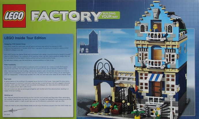 LEGO LIT2007 Inside Tour (LIT) Exclusive 2007 Edition - Market Street