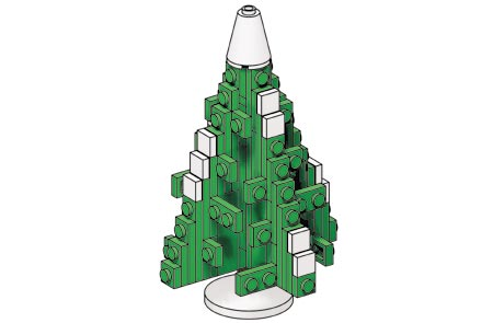 LEGO LLCA02 Christmas Tree (LEGOLAND California)