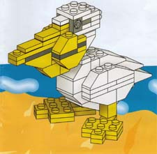 LEGO LLCA03 Pelican Sculpture (LEGOLAND California)
