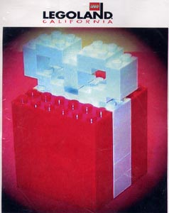 LEGO LLCA06 Holiday Gift Box (Red Box, White Bow) (LEGOLAND California)