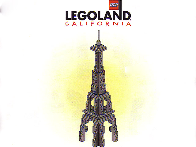 LEGO LLCA25 Las Vegas Skyline, Eiffel Tower (LEGOLAND California Ambassador Pass Exclusive)