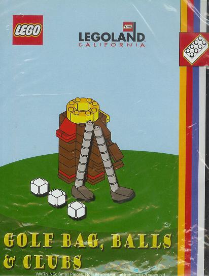 LEGO LLCA26 Golf Bag, Balls & Clubs (LEGOLAND California)