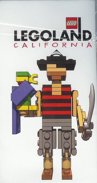 LEGO LLCA27 Legoland Pirate with Parrot (LEGOLAND California)
