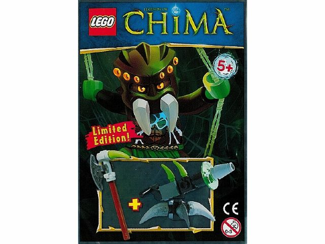 LEGO LOC391403 Cannon, Chi and Axe foil pack