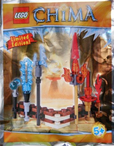 LEGO LOC391504 Fire and Ice Weapons foil pack