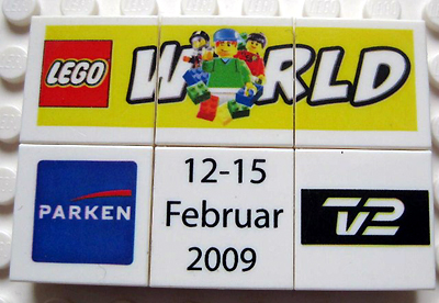 LEGO lwp01 LEGO World Denmark Puzzle Promotional 2009