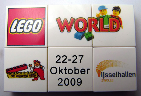 LEGO lwp02 LEGO World Zwolle Puzzle Promotional 2009