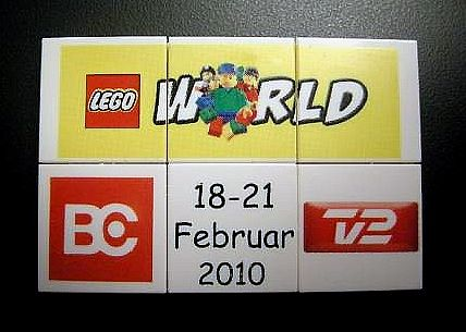 LEGO lwp03 LEGO World Denmark Puzzle Promotional 2010