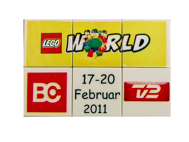 LEGO lwp04 LEGO World Denmark Puzzle Promotional 2011