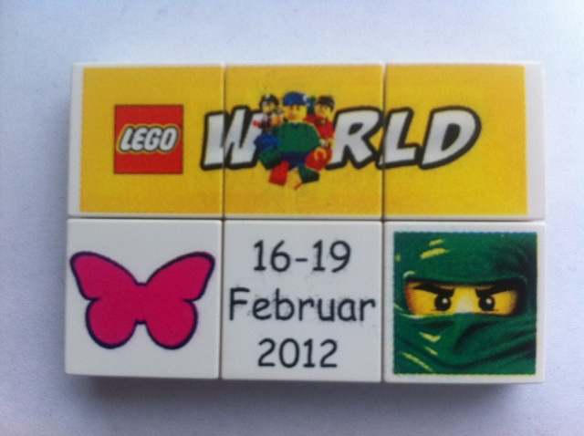 LEGO lwp05 LEGO World Denmark Puzzle Promotional 2012