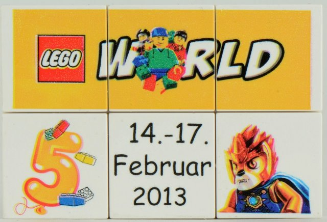 LEGO lwp06 LEGO World Denmark Puzzle Promotional 2013