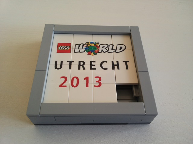 LEGO lwp07 LEGO World Utrecht Puzzle Promotional 2013