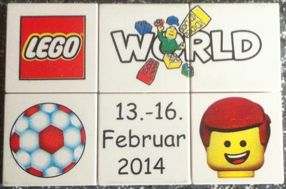 LEGO lwp08 LEGO World Denmark Puzzle Promotional 2014