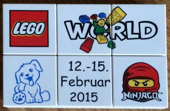 LEGO lwp09 LEGO World Denmark Puzzle Promotional 2015