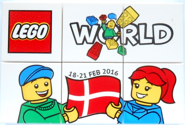 LEGO lwp10 LEGO World Denmark Puzzle Promotional 2016