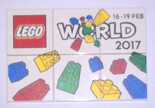 LEGO lwp11 LEGO World Denmark Puzzle Promotional 2017