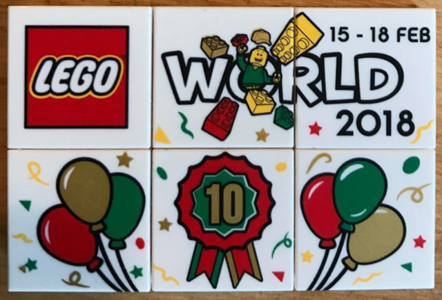 LEGO lwp12 LEGO World Denmark Puzzle Promotional 2018