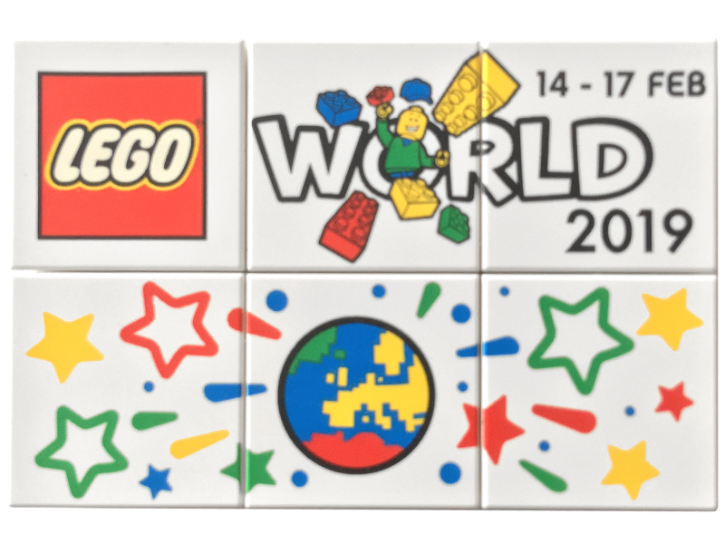 LEGO lwp13 LEGO World Denmark Puzzle Promotional 2019