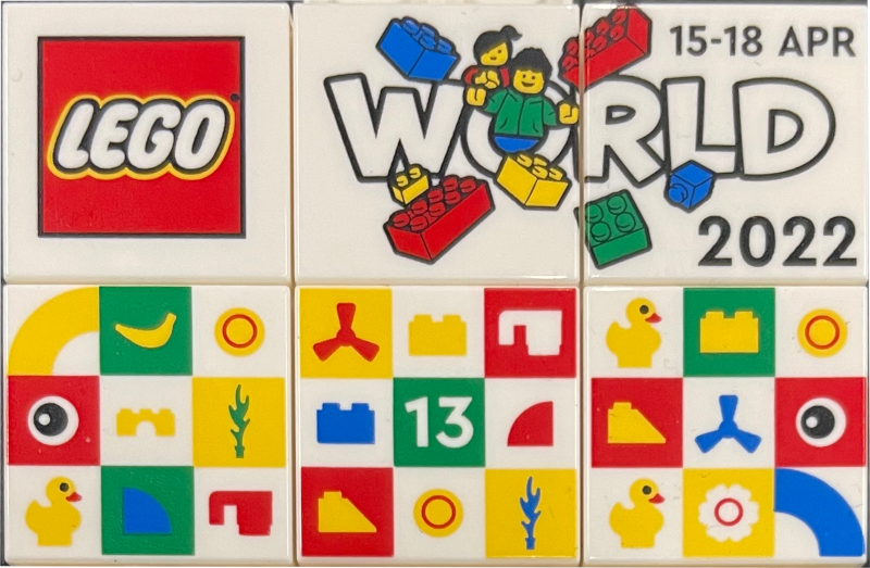 LEGO lwp15 LEGO World Denmark Puzzle Promotional 2022
